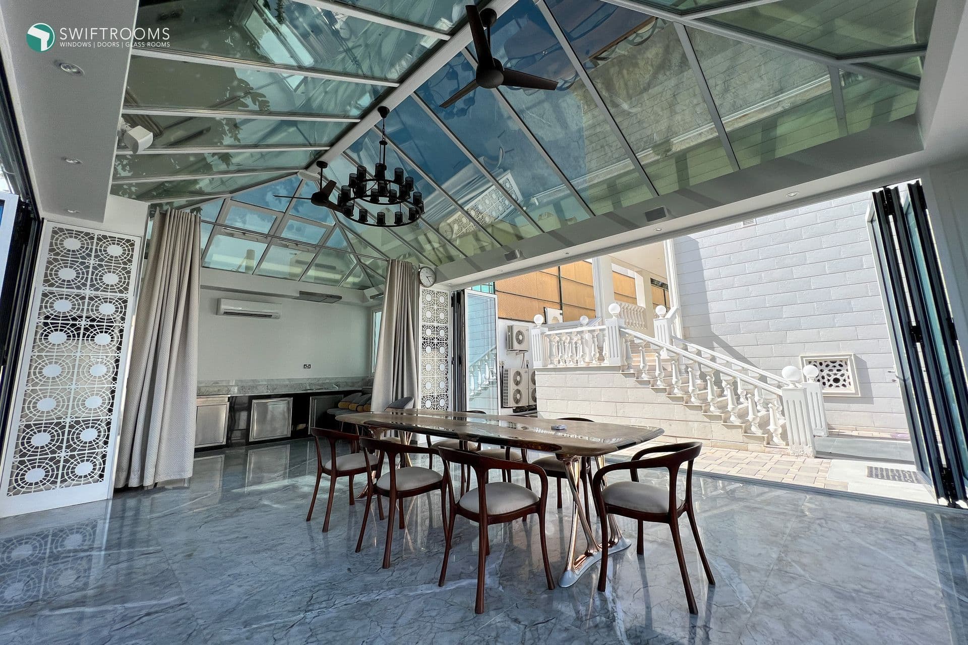Glass Room, Abu Dhabi — Garden Room installation by Swiftrooms, image 4